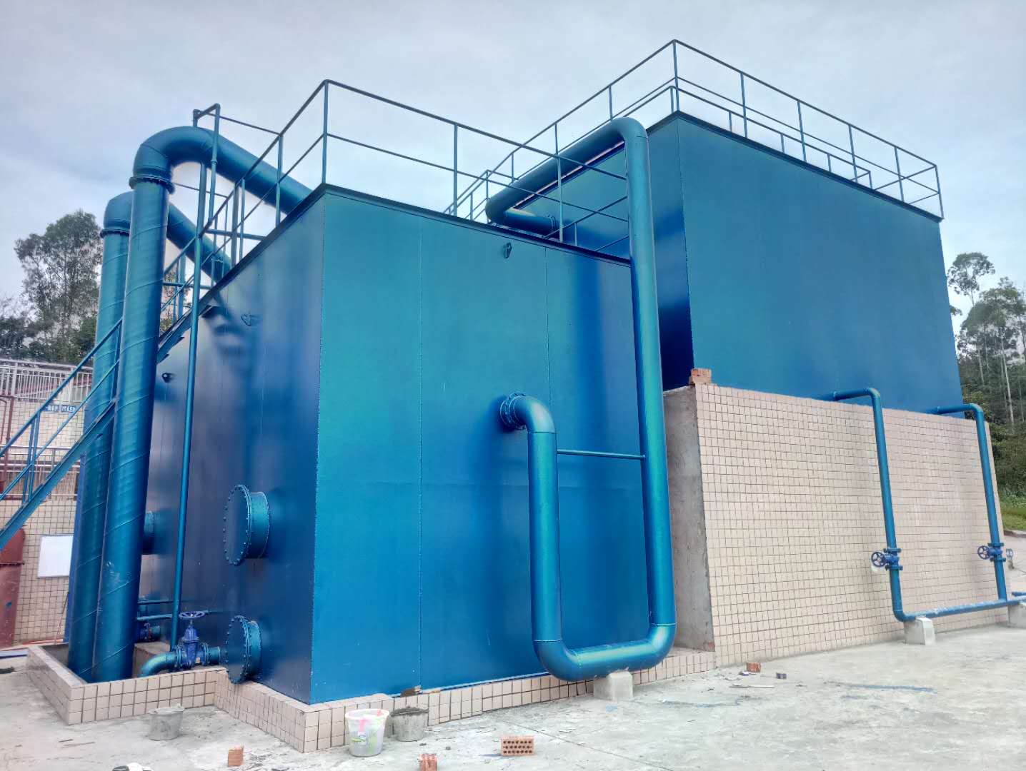 四川彭山水厂QZJ-300t全自动净水器